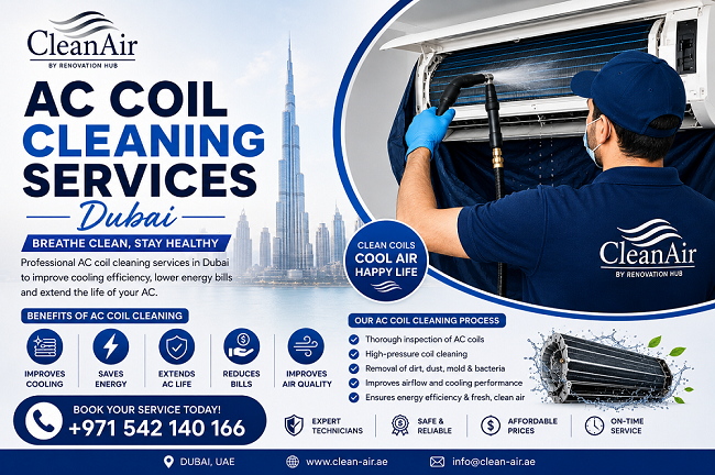 AC Coil Cleaning Dubai – Complete Guide to Costs, Benefits & Best Service