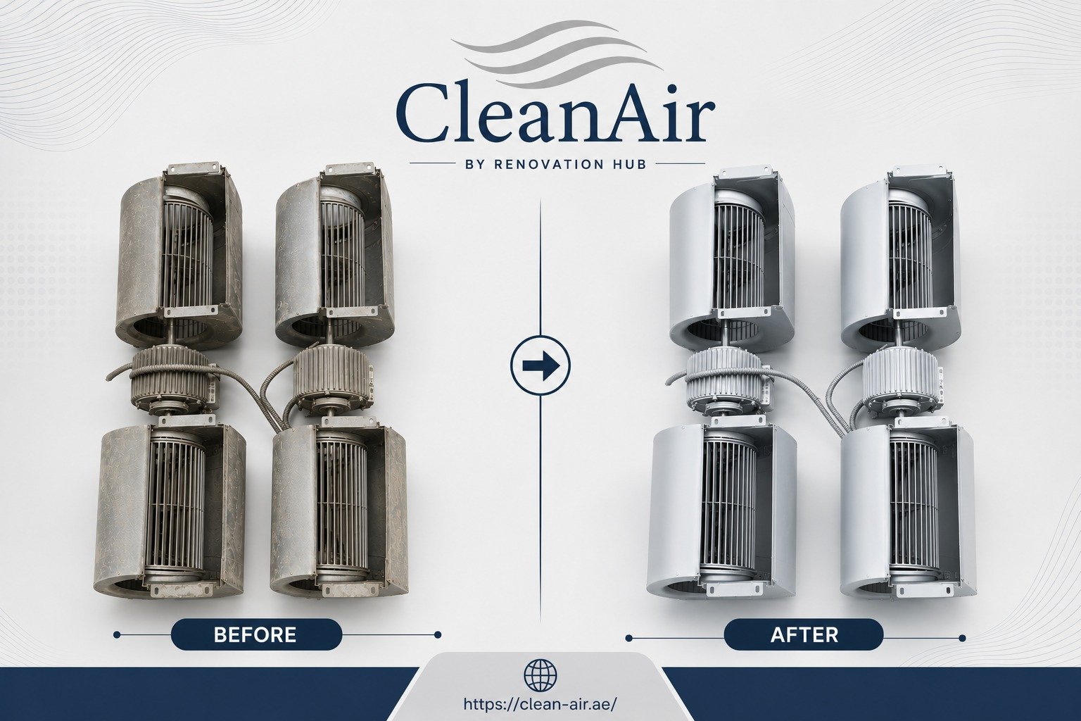 AC Cleaning Before & After: Real Results in Dubai & UAE | Clean Air